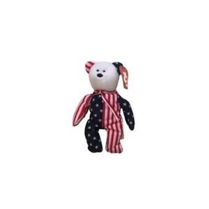 Ty Beanie Baby Uncle Sam Bear 2000 USA Patriotic‎ Plush Toy Stuffed Animal